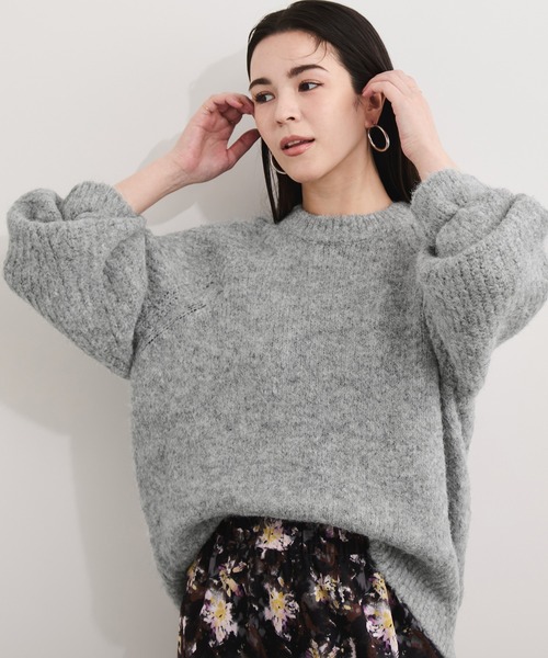 シェットランド風ニットプルーオーバー（ニット/セーター）｜LE CERCLE