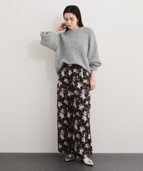 LE CERCLE par rope'（ルセルクルパーロペ）の「シェットランド風ニットプルーオーバー（ニット/セーター・レディース・ブルー系その他6/ピンク系その他/ライトグリーン/オレンジ/オフホワイト/パープル/ライトグレー/チャコールグレー・FREE）」の15枚目の写真