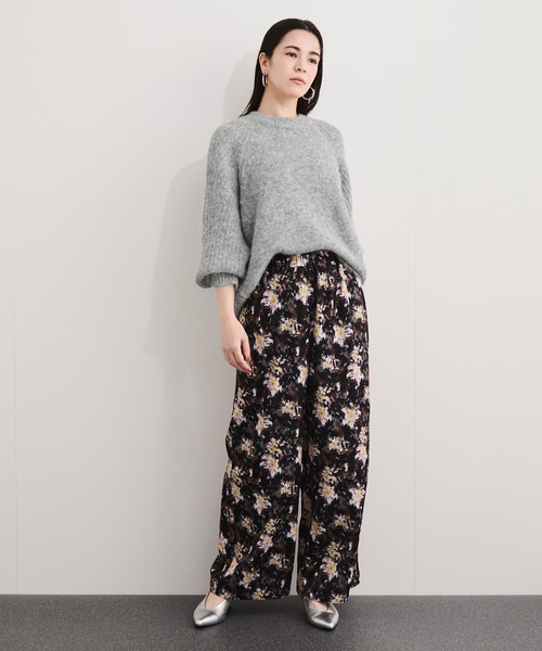 LE CERCLE par rope'（ルセルクルパーロペ）の「シェットランド風ニットプルーオーバー（ニット/セーター・レディース・ブルー系その他6/ピンク系その他/ライトグリーン/オレンジ/オフホワイト/パープル/ライトグレー/チャコールグレー・FREE）」の16枚目の写真