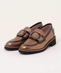 LANVIN en Bleu | バックルモチーフローファー(ローファー)