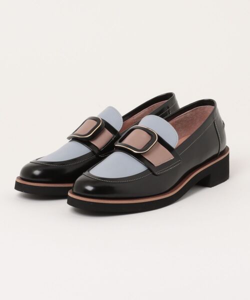 LANVIN en Bleu(ランバンオンブルー)の「バックルモチーフローファー(ローファー・レディース・ブラック/ブルー/ブロンズ・22.5cm/23.0cm/23.5cm/24.0cm/24.5cm)」の3枚目の写真