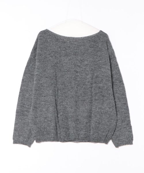 gossara(ゴサラ)の「ルーズフィットボートネックPO(ニット/セーター・レディース・アイボリー/チャコール/ベージュ・FREE)」の18枚目の写真