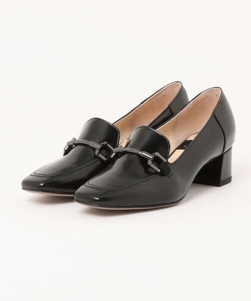 LANVIN collection（ランバン コレクション）の「ヒールアップビットローファーパンプス（パンプス・レディース・ブラック系その他/ブラック・23.0cm/23.5cm/24.0cm/24.5cm/22.5cm）」の2枚目の写真