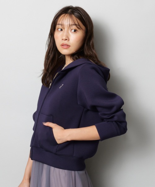 ダブルジップコンパクトパーカー（Tシャツ/カットソー