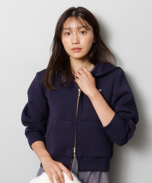 ダブルジップコンパクトパーカー（Tシャツ/カットソー