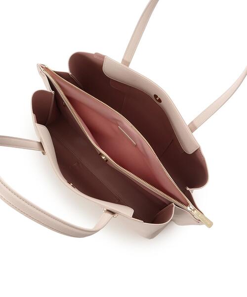 & chouette（アンドシュエット）の「３レイヤーズA4トートバッグ≪通勤・通学≫（トートバッグ・レディース・グレイッシュベージュ/ブラック/ピンクベージュ・FREE）」の12枚目の写真