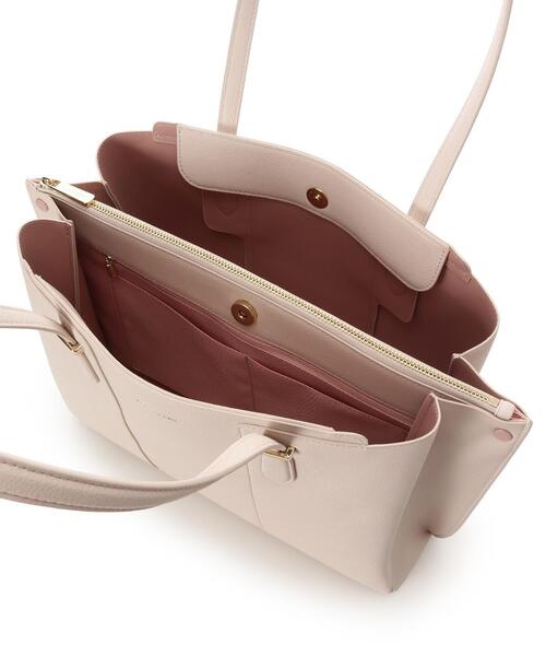 & chouette（アンドシュエット）の「３レイヤーズA4トートバッグ≪通勤・通学≫（トートバッグ・レディース・グレイッシュベージュ/ブラック/ピンクベージュ・FREE）」の13枚目の写真