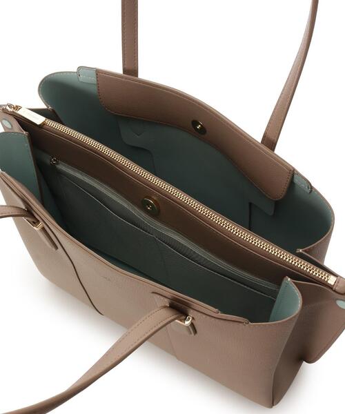 & chouette（アンドシュエット）の「３レイヤーズA4トートバッグ≪通勤・通学≫（トートバッグ・レディース・グレイッシュベージュ/ブラック/ピンクベージュ・FREE）」の19枚目の写真