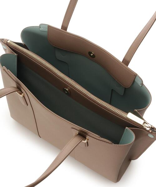 & chouette（アンドシュエット）の「３レイヤーズA4トートバッグ≪通勤・通学≫（トートバッグ・レディース・グレイッシュベージュ/ブラック/ピンクベージュ・FREE）」の20枚目の写真