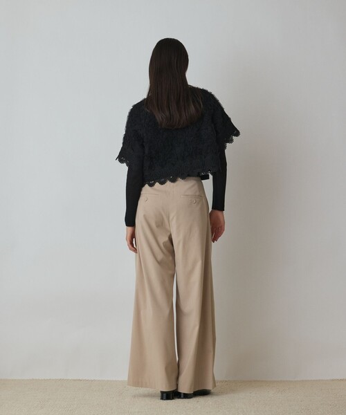 Diagram（ダイアグラム）の「フラワー刺繍ニットカーディガン（カーディガン/ボレロ・レディース・ブラック/ホワイト・36）」の15枚目の写真