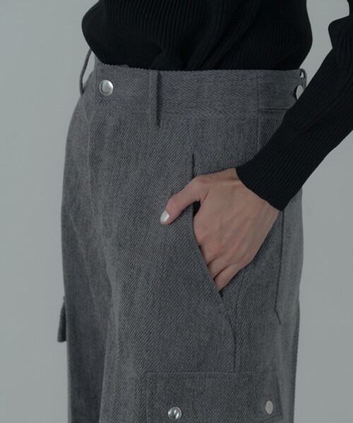 GALLEST（ギャレスト）の「コーデュロイカーゴパンツ（その他パンツ・レディース・グレー/ブルーグリーン/アイボリー/パープル・40/38/36）」の12枚目の写真