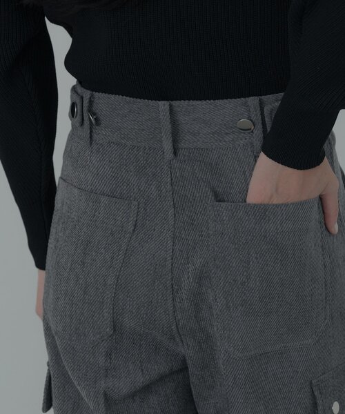 GALLEST（ギャレスト）の「コーデュロイカーゴパンツ（その他パンツ・レディース・グレー/ブルーグリーン/アイボリー/パープル・40/38/36）」の13枚目の写真