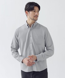 SPU（スプ）の「【防シワ・接触冷感】機能性ベーシックレギュラーサイズボタンダウン長袖シャツ（シャツ/ブラウス）」