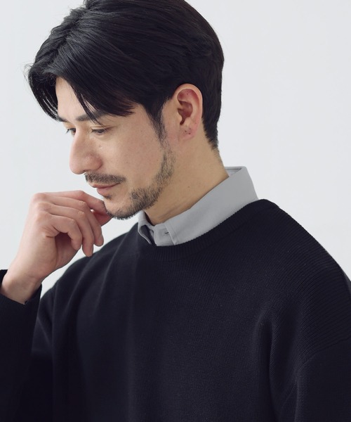 SPU(スプ)の「【防シワ】機能性ベーシックレギュラーサイズボタンダウン長袖シャツ(シャツ/ブラウス・メンズ・チャコール/ネイビー/ホワイト/グレー/サックスブルー/ブラック/ベージュ・S/M/L/XL)」の10枚目の写真