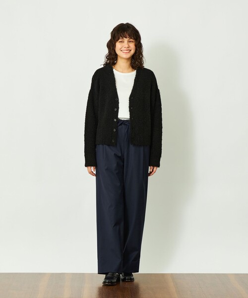 MACKINTOSH PHILOSOPHY（ﾏｯｷﾝﾄｯｼｭ ﾌｨﾛｿﾌｨｰ）の「GREY LABEL ウールストライプイージーパンツ（その他パンツ・レディース・チャコールグレー/ネイビー・2/6）」の10枚目の写真