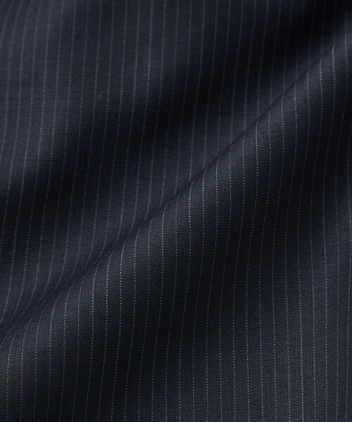 MACKINTOSH PHILOSOPHY（ﾏｯｷﾝﾄｯｼｭ ﾌｨﾛｿﾌｨｰ）の「GREY LABEL ウールストライプイージーパンツ（その他パンツ・レディース・チャコールグレー/ネイビー・2/6）」の3枚目の写真