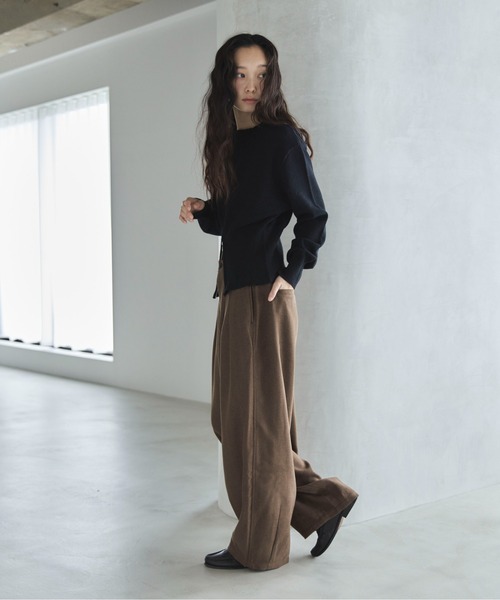 feepur(フェピュール)の「ヘリンボーンバルーンタックパンツ(その他パンツ・レディース・チャコールグレー/ブラウン・マルチサイズ)」の19枚目の写真