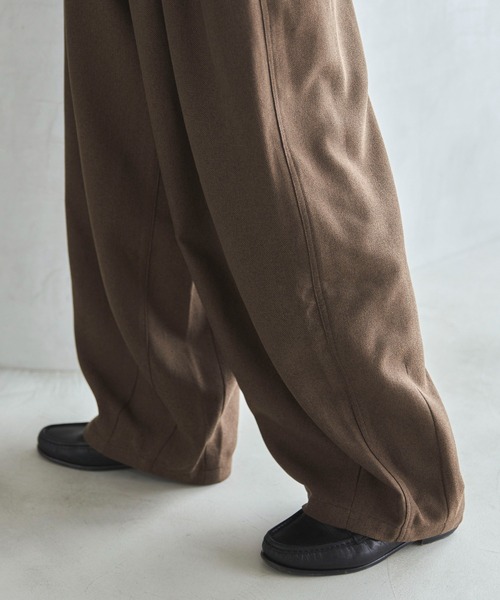 feepur(フェピュール)の「ヘリンボーンバルーンタックパンツ(その他パンツ・レディース・チャコールグレー/ブラウン・マルチサイズ)」の15枚目の写真