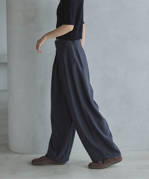 feepur(フェピュール)の「ヘリンボーンバルーンタックパンツ(その他パンツ・レディース・チャコールグレー/ブラウン・マルチサイズ)」の8枚目の写真