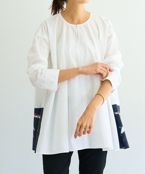 BEARDSLEY（ビアズリー）の「メリーゴーランドフレアーブラウス（シャツ/ブラウス・レディース・ホワイト・FREE）」の3枚目の写真