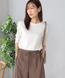 GALLORIA | フロッキーロゴプリントTシャツ(Tシャツ/カットソー)