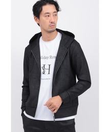 HIGH STREET（ハイストリート）の「ﾌｪｲｸｽｴｰﾄﾞﾌﾟﾘﾝﾄﾊﾟｰｶｰ（パーカー）」