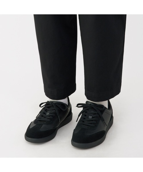 無印良品（ムジルシリョウヒン）の「婦人　柔らかい中敷を使用した　コンビネーションスニーカー（スニーカー・レディース・ブラック/オフホワイト・22.5cm/23.0cm/23.5cm/24.0cm/24.5cm/25.0cm）」の10枚目の写真