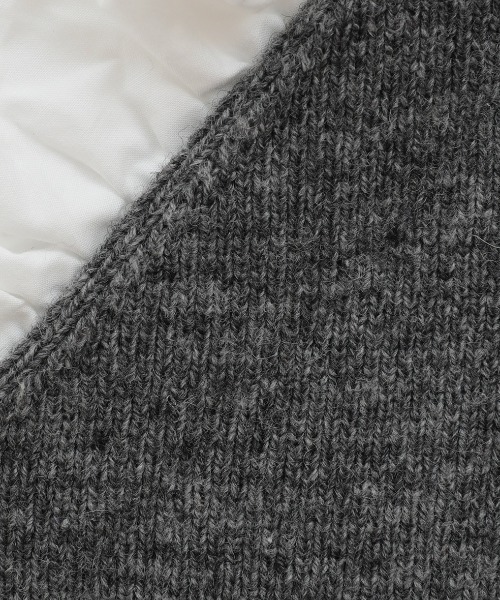 CLANE/クラネ/FRILL V NECK KNIT TOPS（ニット/セーター