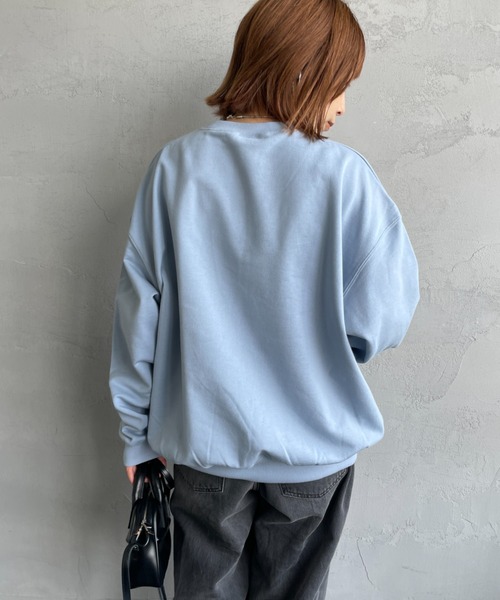 HUF（ハフ）の「[HUF/ハフ] ARCH APPLIQUE ブランドロゴ クルーネック