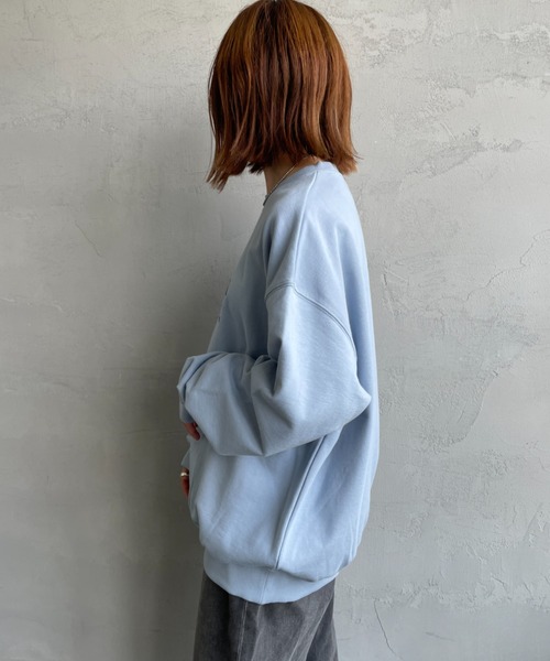 HUF（ハフ）の「[HUF/ハフ] ARCH APPLIQUE ブランドロゴ クルーネック