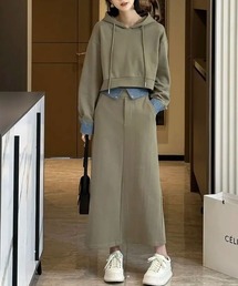 スリットフーディセットアップ