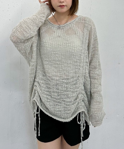 ドロストスラブニットプルオーバー（ニット/セーター）｜archives