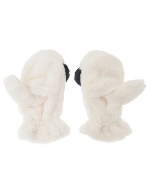 Candy Stripper（キャンディストリッパー）の「PEPE FUR ミトン（手袋・レディース・アイボリー・FREE）」の11枚目の写真