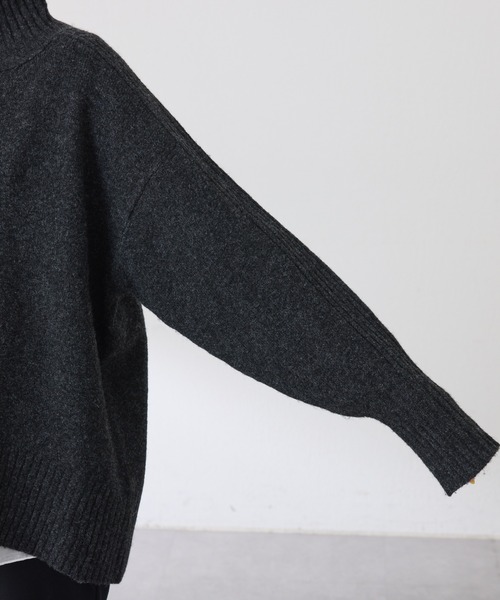 セール】スリットタートルニット（ニット/セーター）｜COLLAGE