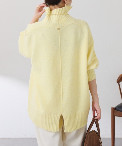 セール】スリットタートルニット（ニット/セーター）｜COLLAGE