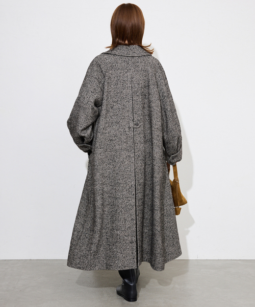 ツイードステンカラーコート（ステンカラーコート）｜SLOBE IENA