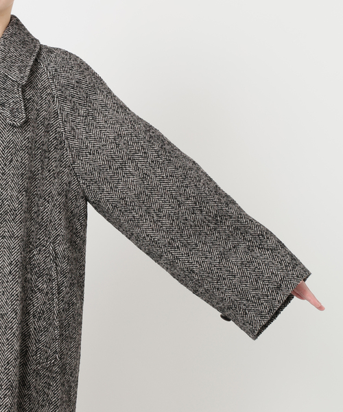 SLOBE IENA(スローブイエナ)の「ツイードステンカラーコート(ステンカラーコート・レディース・ブラウン・FREE)」の12枚目の写真