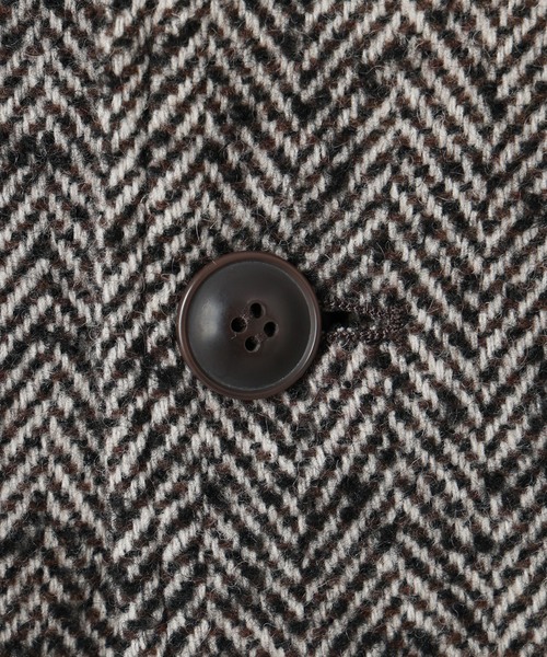 SLOBE IENA(スローブイエナ)の「ツイードステンカラーコート(ステンカラーコート・レディース・ブラウン・FREE)」の3枚目の写真