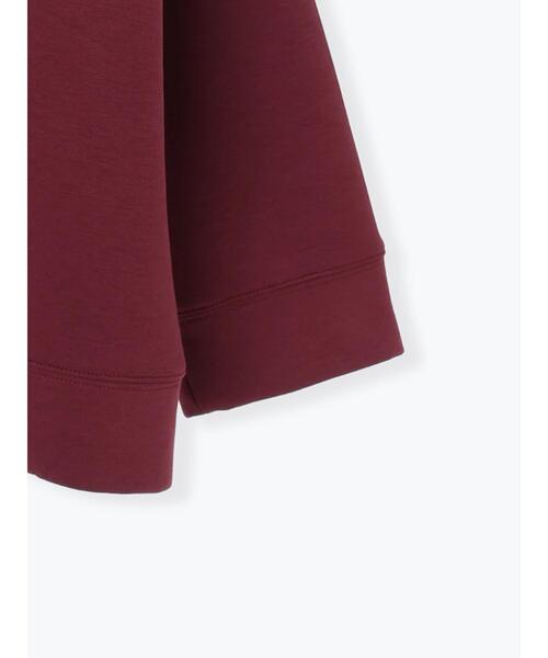 Samansa Mos2 blue（サマンサモスモスブルー）の「ダンボールフードジャケット（ノーカラージャケット・レディース・ブラック/ボルドー/キナリ・F）」の20枚目の写真