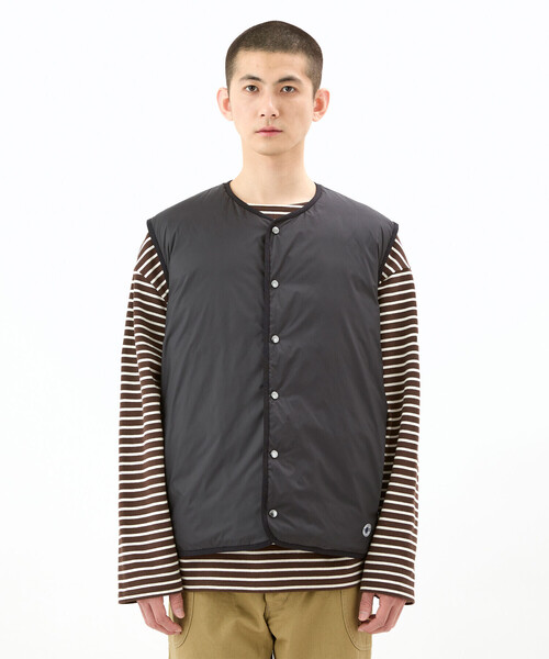 美品　ORCIVAL ダウンベスト ブラウン 楽天市場】ORCIVAL オーシバル クルーネック キルティング