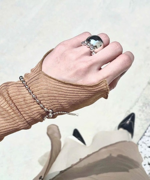 Soierie(ソワリー)の「ドロップレット リング / Droplet ring(リング・レディース・シルバー・FREE)」の6枚目の写真