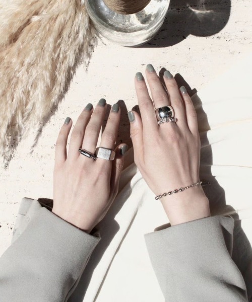 Soierie(ソワリー)の「ドロップレット リング / Droplet ring(リング・レディース・シルバー・FREE)」の2枚目の写真