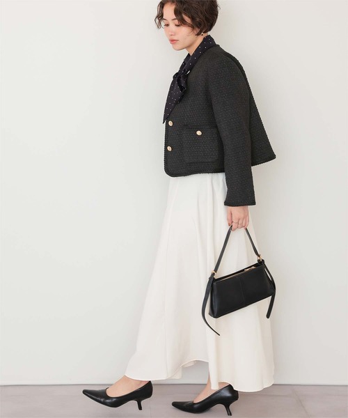 titivate（ティティベイト）の「ブレードツイードジャケット（ノーカラージャケット・レディース・オフホワイト/ブラック系その他/ブラック/ネイビー・L/M/S）」の13枚目の写真