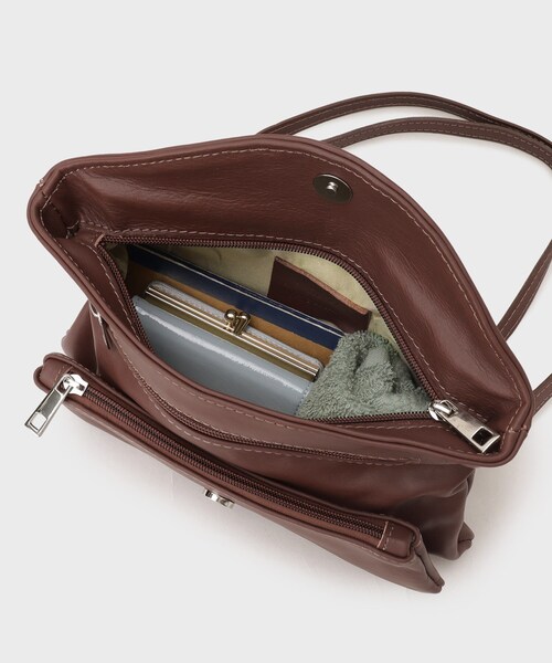 セール】【MILLELA FIRENZE】ソフトレザーショルダーバッグ