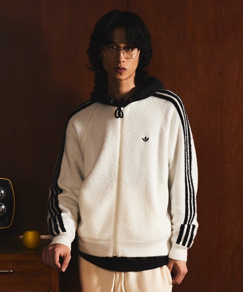 定価以下 新作 adidas アディダス SST トラックトップ ニットM KNIT SST / トラックトップ ニット / トラックジャケット / ジャージ