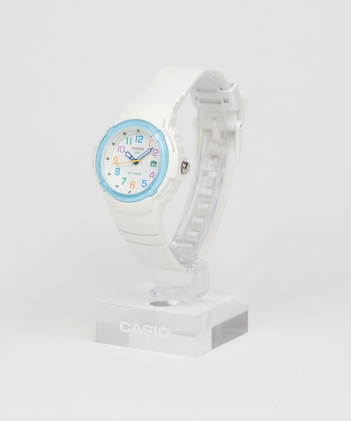 CASIO(カシオ)の「CASIO Collection / LX-800H-7A2JF(アナログ腕時計・レディース・ホワイト×ブルー・FREE)」の2枚目の写真