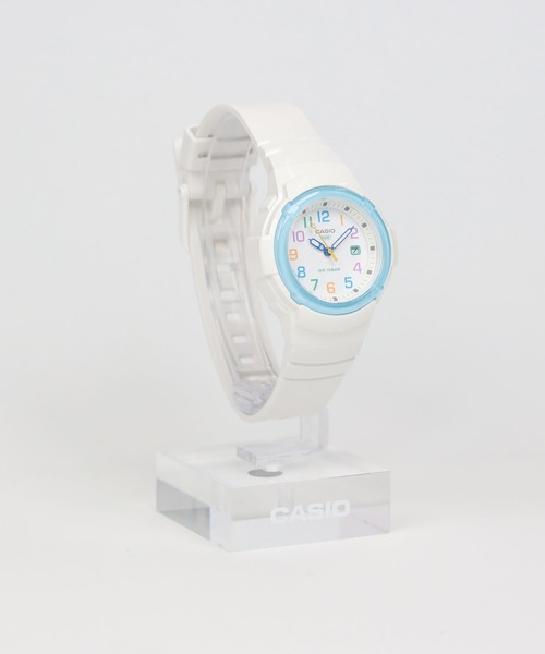 CASIO(カシオ)の「CASIO Collection / LX-800H-7A2JF(アナログ腕時計・レディース・ホワイト×ブルー・FREE)」の3枚目の写真