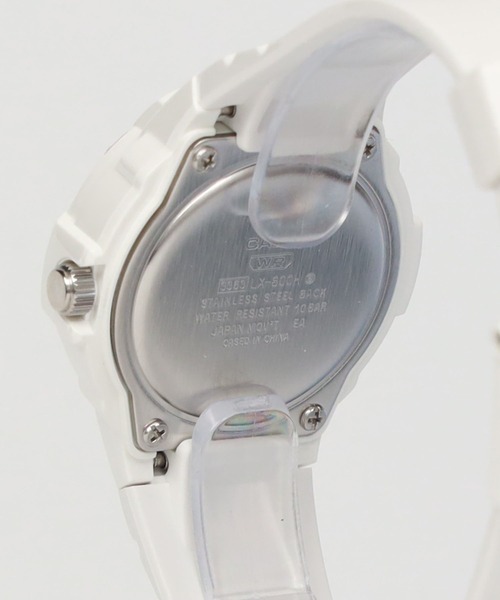 CASIO(カシオ)の「CASIO Collection / LX-800H-7A2JF(アナログ腕時計・レディース・ホワイト×ブルー・FREE)」の6枚目の写真