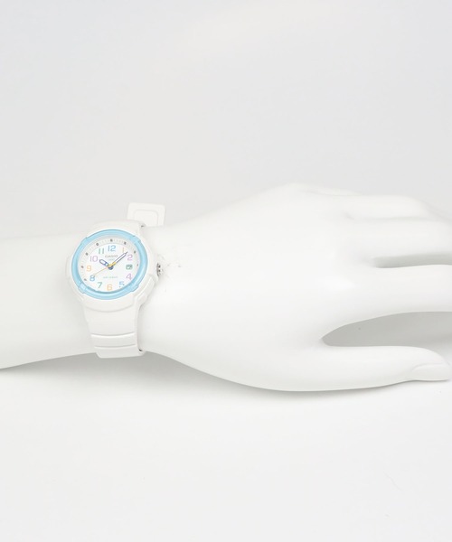 CASIO(カシオ)の「CASIO Collection / LX-800H-7A2JF(アナログ腕時計・レディース・ホワイト×ブルー・FREE)」の8枚目の写真
