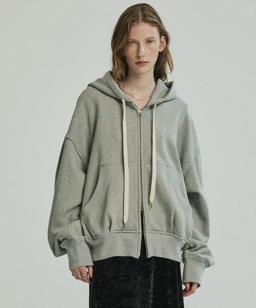 PUBLIC TOKYO(パブリックトウキョウ)の「極 オーバーサイズバルーンフーディ(パーカー・レディース・ライトグレー・FREE)」の10枚目の写真